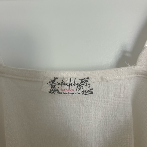 Free People Pippa White Shapewear Bodysuit Small - Picture 4 of 6